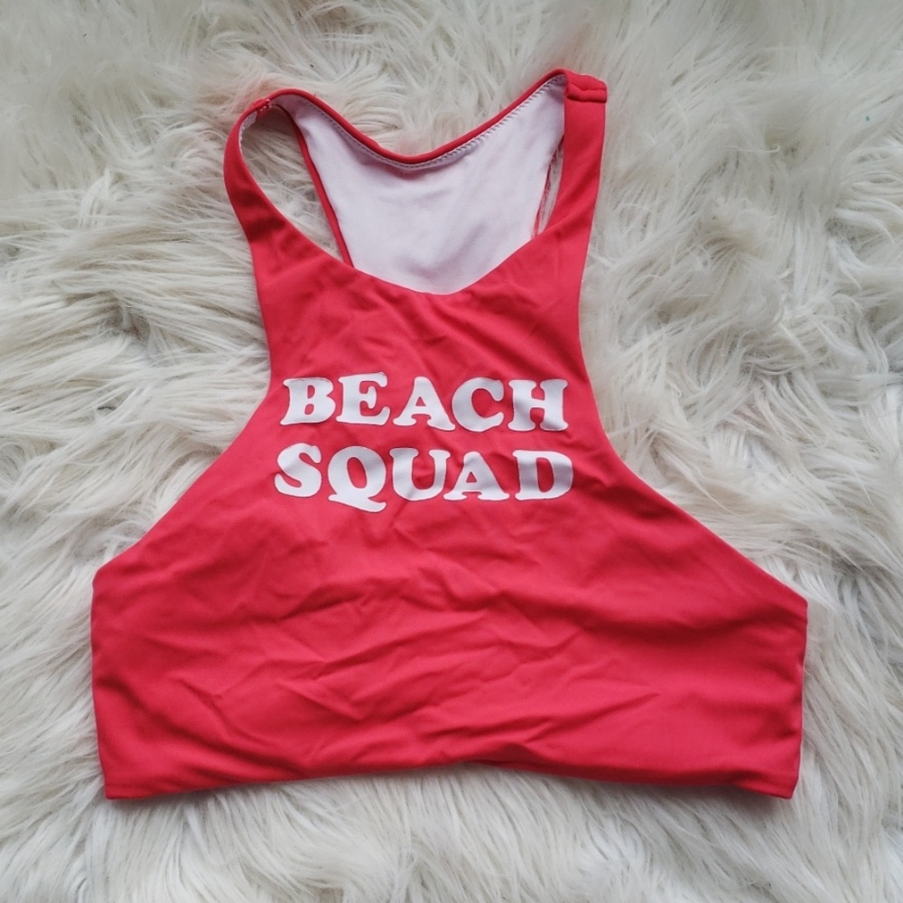 PINK swim top